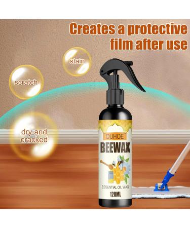 DMNQ 2-Piece Natural Micromolecule Beeswax Spray for Furniture Polish - Eco-Friendly Multi-Purpose Beeswax Spray for Shine & Protection - Buy Online on GoSupps.com