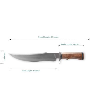 Perkins Handmade Bowie Knife | Premium Hunting Knife for Outdoor Enthusiasts - International Shipping Available - Buy Online on GoSupps.com