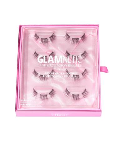 Glamnetic Lash Extension Kit Refill | Virgo Lash Clusters | Professional At Home False Eyelash Extension Kit | Salon-Quality High Volume Faux Mink Lashes