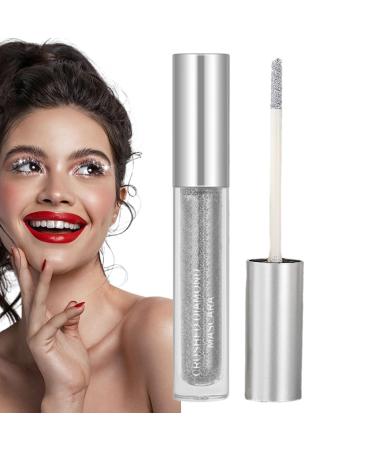 G n rique Shimmering mascara glitter mascara - Shimmering mascara with sparkling sequins long-lasting volumizing mascara for curled lashes for women