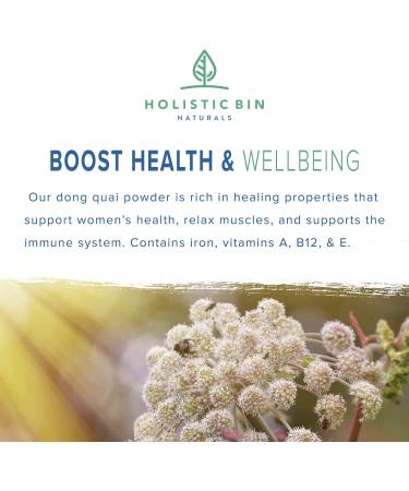 Holistic Bin Wild Harvested Dong Quai Root Powder Extract from Japan - Female Ginseng for Women's Health - Buy Online on GoSupps.com