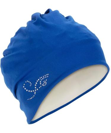 Fashy Exclusive Blue Rhinestone Swim Cap - Stylish & Durable | Shop Internationally - Buy Online on GoSupps.com