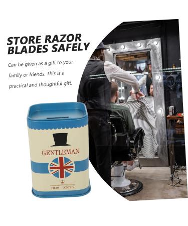 Buy Minkissy Box Klingen - Vintage Iron Razor Blade Storage Container | Waste Blade Bank for International Shipping - Buy Online on GoSupps.com