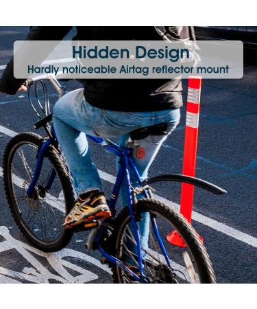 Bike Mount for AirTag - Anti-Theft Bicycle Holder for Apple AirTag & Garmin Varia - GPS Tracker Mount for MTB, Road Bike, Electric Bike, Scooter - Buy Online on GoSupps.com