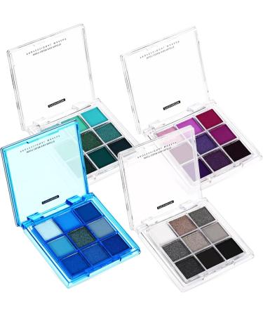 FOMIYES 12 Pcs Eye Shadow Palette Glitter Eyeshadow Palette Pigmented Eyeshadow Palette Eye Makeup Plastic 1 count (Pack of 1) Multix3pcs - Buy Online on GoSupps.com