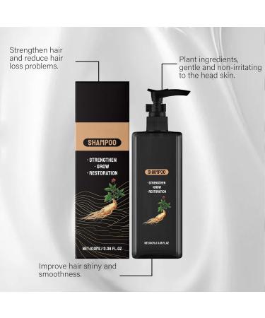  homomdy Mane Activating Shampoo Anti-Hair Loss Shampoo for Men and Women Natural Essence Darkens & Nourishes Repairs Smooths & Strengthens Hair Grows & Thickens (2 Pcs - Buy Online on GoSupps.com