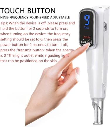 Stylo Picoseconde Professionnel Pour Enlever Les Tatouages Lumi Re Rouge Et Bleue Stylo De Beaut Pour Liminer Les Taches Brunes Et Les Pigments cran Tactile 9 Fr quences + 4 Intensit s Blue - Buy Online on GoSupps.com