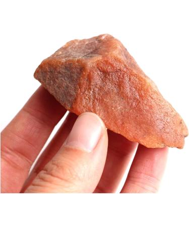 CIMWJOPS 1PC 20-80g Natural Beautiful Red Rough Gemstone Freeform Raw Minerals Gift Crystal Stones Red urine 30-40g - Buy Online on GoSupps.com