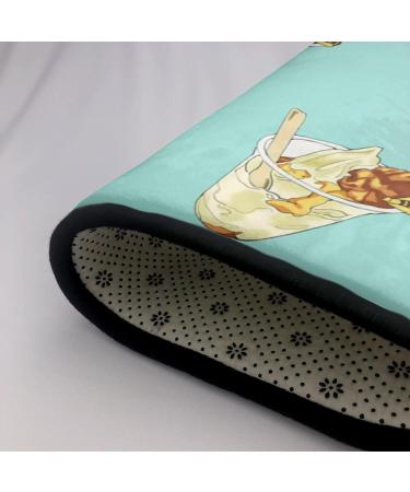 Flannel Carpet Honey Sundae Picture 60 x 39 in Non-Slip Durable Suitable for Living Room and Office Bedroom - Buy Online on GoSupps.com