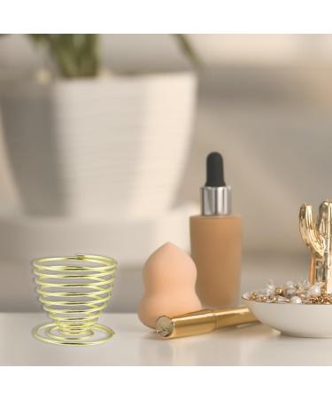 VOCOSTE Makeup Sponge Holder Beauty Sponge Dry Stand 1.93" Gold Tone - Buy Online on GoSupps.com