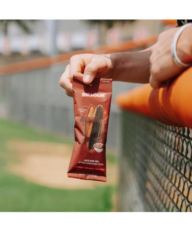 SMACKIN' Sunflower Seeds | Roasted Jumbo Sunflower Seeds | 54 Bag Seed Bucket | 1.5 Ounce Flavored Sunflower Seeds | Small-Batch American Made Sunflower Seeds (Backyard BBQ) - Buy Online on GoSupps.com