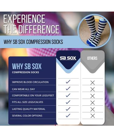 SB SOX LITE Compression Stockings 15-20mmHg for Men & Women | Ideal for Running Sports Travel & Pregnancy - Black/Pink S-M | Best Spring/Summer Stockings - Buy Online on GoSupps.com