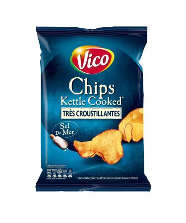 Vico Chips Kettle Cooked, Sea Salt, 120g