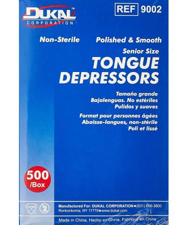 Non-Sterile Adult Tongue Depressors 6x3/4 - Pack of 500 - Buy Online on GoSupps.com