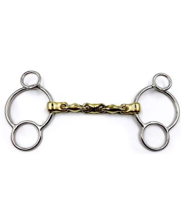 OTTE German Silver Waterford Universal Horse Bit Snaffle (6")