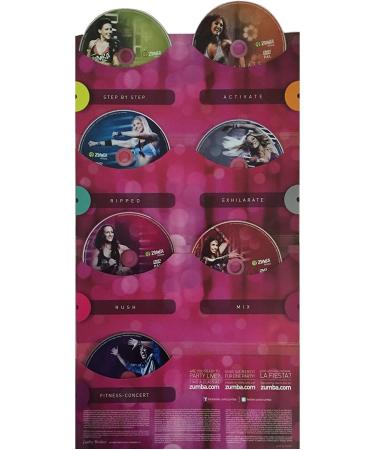 Zumba Fitness Exhilarate Premium Body Shaping System - 7 DVD Set | German Original Version for International Shipping - Buy Online on GoSupps.com