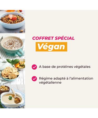 Hyperprotein Slimming Diet 28-Day Vegan Set 66 products 1 shaker and 1 guide free - optimized weight loss in 4 weeks - Buy Online on GoSupps.com