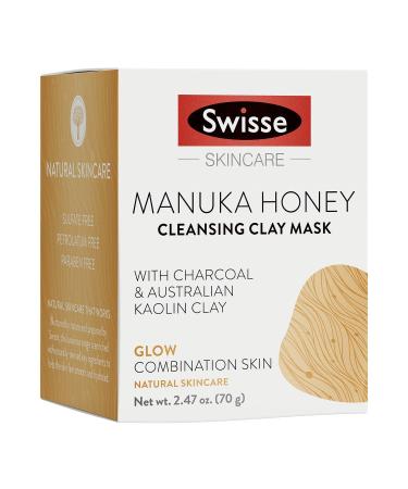 Swisse Skincare Manuka Honey Cleansing Clay Mask 2.47 oz - Nourish & Purify - Buy Online on GoSupps.com