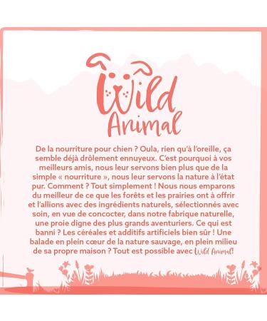 Wild Animal Premium Mini Dog Food for Small Breeds Chicken with Sweet Potato and Herbs Grain Free Pack of 1 (1 x 6 kg) - Buy Online on GoSupps.com