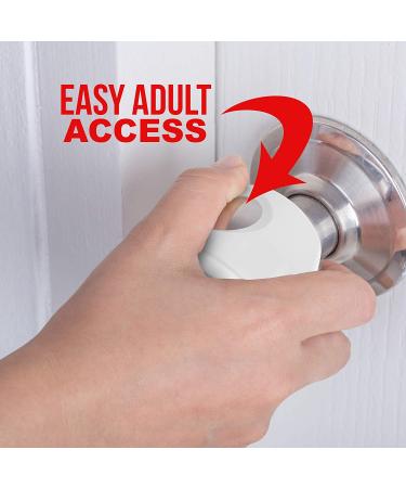 Tiny Patrol 8 Pack Baby Safety Childproof Door Knob Cover  Universal-Fit Most Knobs - Buy Online on GoSupps.com