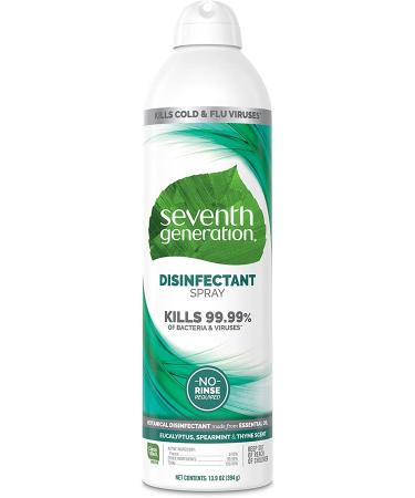 Seventh Generation Eucalyptus Spearmint & Thyme Disinfectant Spray 13.9oz - Pack of 4 - Buy Online on GoSupps.com