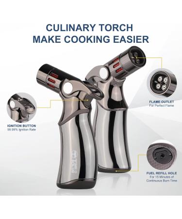 fashion Torch Lighter Refillable Butane Lighter with Cigar Punch Triple Jet Flame Windproof Cigar Lighters for Multipurpose Pocket Lighter Gift for Men 659 - Buy Online on GoSupps.com