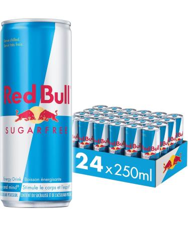 Red Bull Energy Drink Sugar Free 250 millilitre (Pack of 24) & Energy Drink Apricot-Strawberry Sugarfree 250ml (24pk) - Buy Online on GoSupps.com