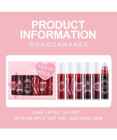 6 piece lip gloss set Roll on Lip Glow Oil highshine filling lip gloss set lip gloss for longlasting glossy caring lips glossy lip oil kit cream 22 - Buy Online on GoSupps.com