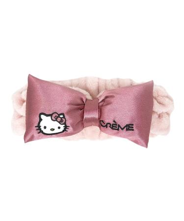 The Cr me Shop Hello Kitty Pink Satin Plush Spa Headband - Cruelty-Free & Vegan - Buy Online on GoSupps.com