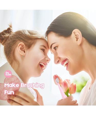 Kids Rechargeable Electric Unicorn Toothbrush with Timer - Sonic Technology, 3 Modes, Waterproof - Pink - Buy Online on GoSupps.com