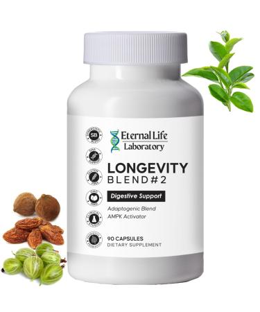 Probiotics for Women and Men Daily Probiotic Supplement Probiotics and Triphala Green Tea Extract - Anti-Aging Gut Health Optimizer - Intestinal Colon & Digestive Health - 90 Capsules