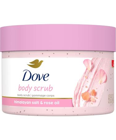 Dove Body Scrub For Silky Smooth Skin Himalayan Salt & Rose Oil & Body Love Body Scrub for rough bumpy skin Exfoliate Away body scrub with AHAs for silky smooth skin 340 g Rose + Scrub 298 g (Pack of 1) - Buy Online on GoSupps.com