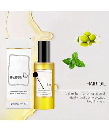 Intensive Hair Repairing Oil with Proteins Deep nourishment for damaged hair strengthens and restores shine mild formula for all hair types 50 ml169 floz 1 Piece - Buy Online on GoSupps.com