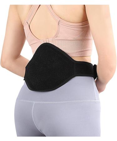 ONLYNERY Heated Back Bandage | Soft Lumbar Support Belt for Posture Correction & Spine Fitness | DOT-Matrix Thermal Belly Warmer - International Shipping Available - Buy Online on GoSupps.com