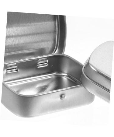 STOBOK 10pcs Boxes Mini Storage Tin Box The Christmas Candle Small Tin with Lid Storage Boxes with Lids Jar Silver 6.00X4.70X1.50CM - Buy Online on GoSupps.com
