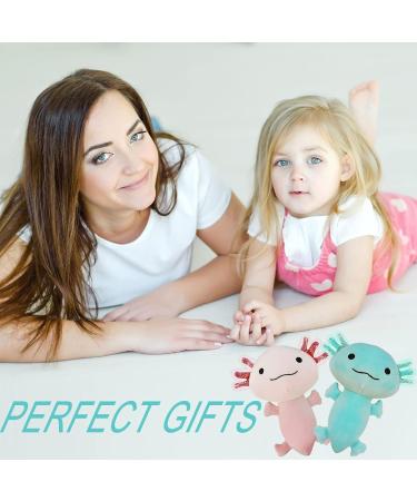 YILITI Axolotl Stuffed Animal Toy 9.8 Inch - Cute Soft Plush Doll for Boys and Girls (Blue) - Perfect Birthday Gift - Buy Online on GoSupps.com