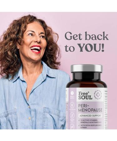 Perimenopause Supplements for Women | High Strength Support | 1 Month Supply | Advanced Single Serve Capsules | 13 Active Ingredients by Free Soul - Buy Online on GoSupps.com