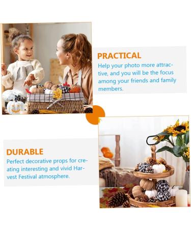 HOMSFOU 48 Pcs Thanksgiving Pumpkin Foam Pumpkin Toy Christmas Pumpkin Artificial Pumpkin Fall Pumpkin Decor Mini Foam Pumpkins Autumn Decor Fake Decoration Fake Pumpkin Environmental Foam - Buy Online on GoSupps.com