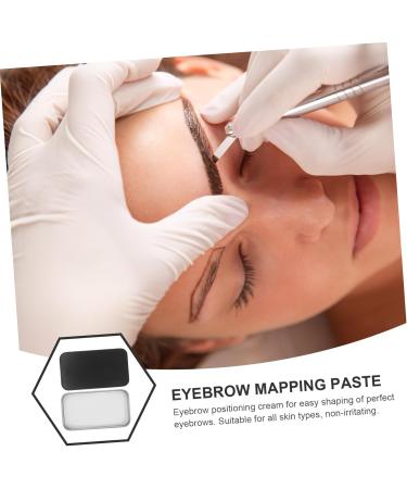 MUSISALY Eyebrow Drawing Eyebrow Makeup Tools Brow Contour Paste Aluminum Box 1 count (Pack of 1) Black - Buy Online on GoSupps.com