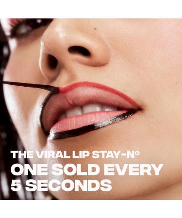 Sacheu Lip Liner STAY-N Peel Off Lip Stain Rouge L vres Qui Se D colle Longue Tenue Mate Encre L vres Sans Transfert Enrichie en Acide Hyaluronique & Vitamine E (PLUMped) PLUMped 3.5 ml (Lot de 1) - Buy Online on GoSupps.com