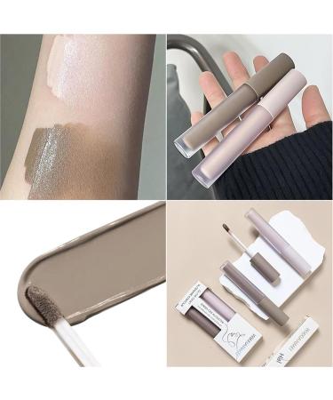 Fruusv Highlighter Pencil 2X MultiUse Liquid Contouring Stick Effective Brightening Effect Cosmetics Pencil Brightener Luminous Glow for Cheekbones Eyeshadow Nose Mouth - Buy Online on GoSupps.com