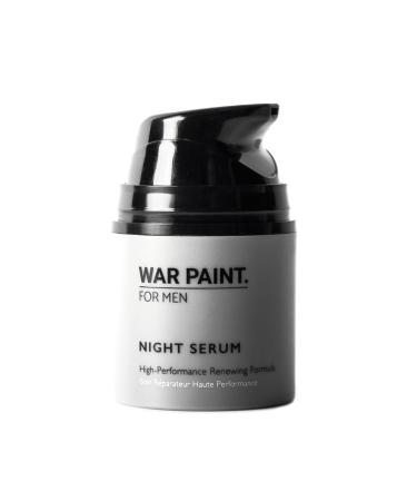 Warpaint for Men Skincare Range - Night Serum - Revitalise Smooth and Hydrate
