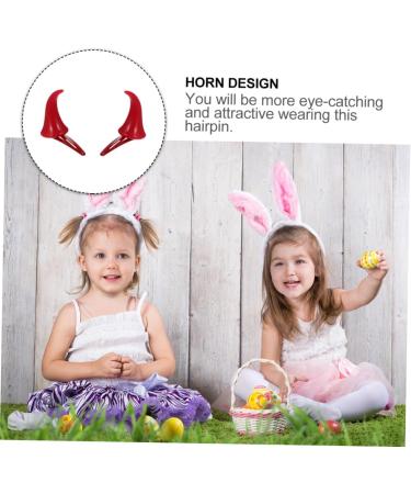 minkissy 9 Pairs Halloween Decorative Red Horn Barrettes Horns Cosplay Small Horn Hair Clips Demon Hair Pin Red Horn Hair Clips Devil Hair Clips Cosplay Horn Cosplay Clip Cute Horn Hairpin - Buy Online on GoSupps.com