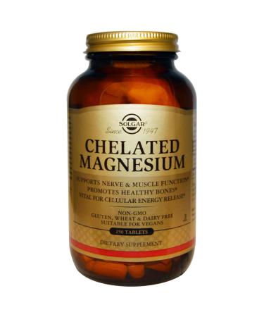 Solgar Chelated Magnesium 250 Tablets - 2pc
