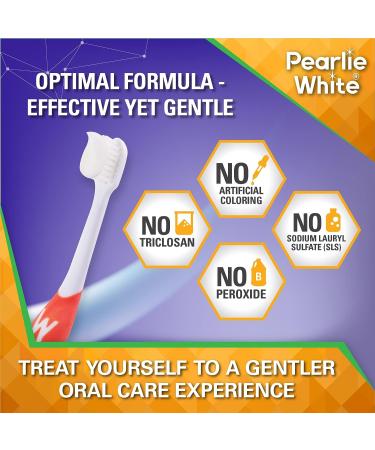 Pearlie White Active Remineralization Fluoride-Free Toothpaste 3.8oz - Enamel Repair, Stain Removal, Hydroxyapatite, Xylitol | Pack of 1 - Buy Online on GoSupps.com