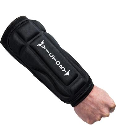 Martial Arts Forearm Armor Guards - MMA Padded Arm Sleeves | Medium Size - Buy Online on GoSupps.com