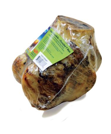 Bullsters Dog Treats Bones Chews Long Lasting for Aggressive Chewers All Natural Hickory Smoked Beef Dog Bones 1 Ingredient with No Additives No preservatives Steroid Free Oven Roasted and Delicious for Medium Large Extra Large XL Dogs T-Rex Knuckle Bone 