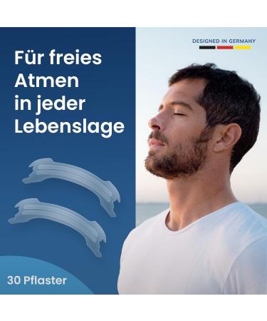 Behale 30x Nose Plaster Strips - Anti-Snoring Support for Better Sleep | Effective Snoring Solution & Nose Breathing Aid - Buy Online on GoSupps.com