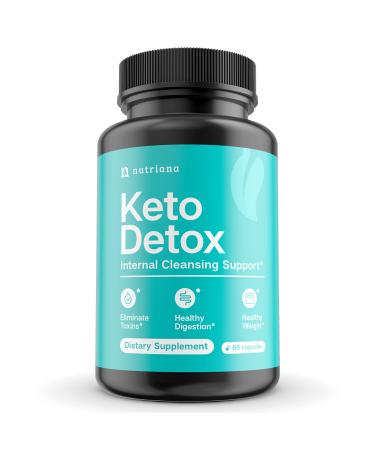 Keto Detox for Colon Cleanse - Advanced Formula Colon Cleanse and Detox Pills - Colon Cleanser for Colon Detox - Keto Diet Support for Colon Health Boost Energy and Flush Toxins - 60 Count
