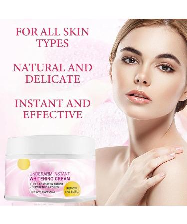 Intensive Skin Brightening Cream Instant Lightening Cream for Underarms Moisturizing Brightening Cream for Intimate Areas Brightening Cream for All Skin Types - Buy Online on GoSupps.com